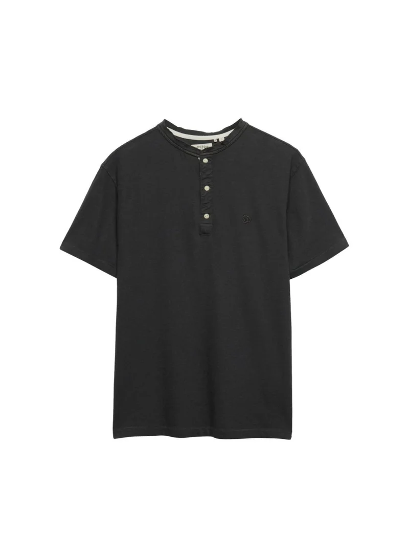 Superdry  Classic Cotton Linen Short Sleeve Grandad T-shirt for Men | Best Price UAE