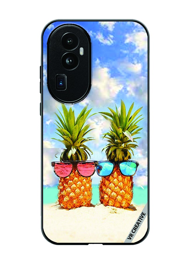 VR CREATIVE Protective Case Cover For Oppo Reno 10 Pro Plus Pineapple Design Multicolour - Image 1
