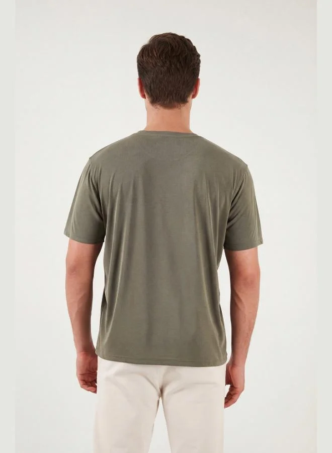 Buratti  Buratti Regular Fit Crew Neck T-Shirt Men's T-Shirt 5902985 for Men | Best Price UAE