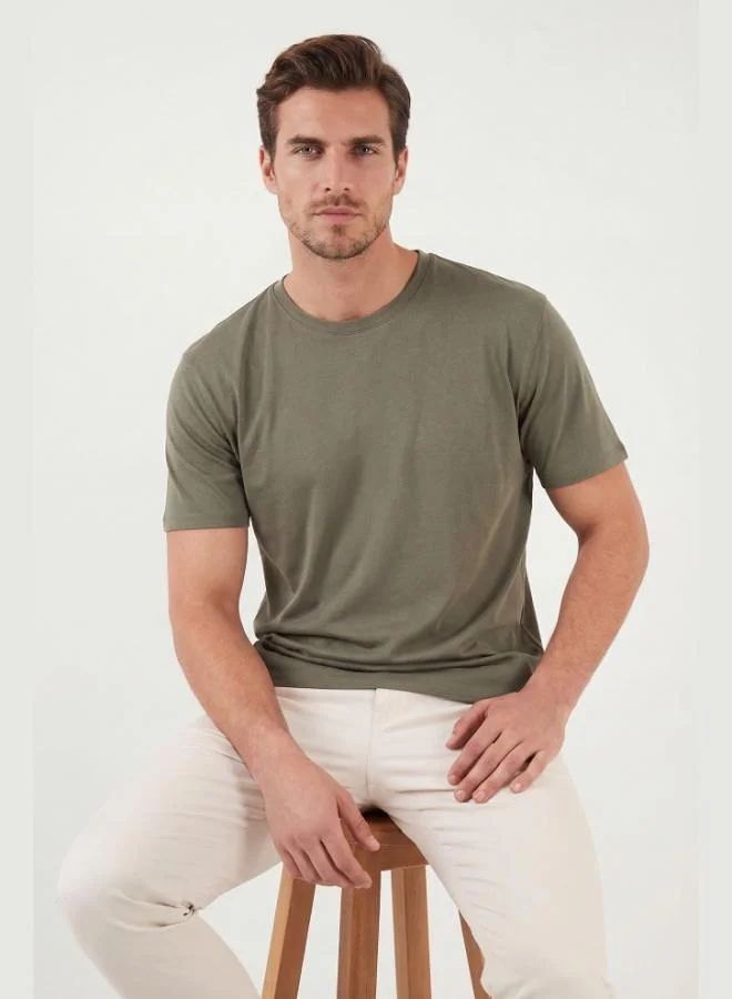 Buratti  Buratti Regular Fit Crew Neck T-Shirt Men's T-Shirt 5902985 for Men | Best Price UAE