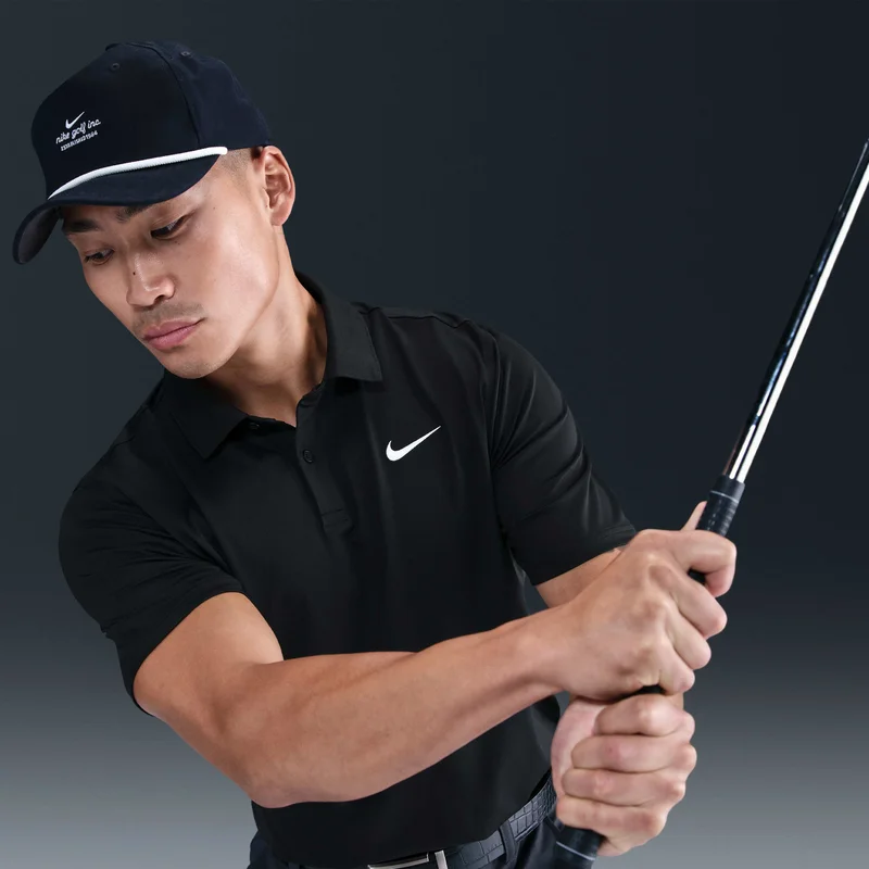 Nike Black Men's Velocity Dri-FIT Golf Polo Shirt for Men | Best Price UAE