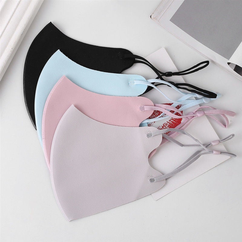 Adult Mask Men'S Adjustable Summer Dustproof And Uv-Proof Three-Dimensional Children'S Ice Silk Sunscreen Mask Women'S Washable - Image 1