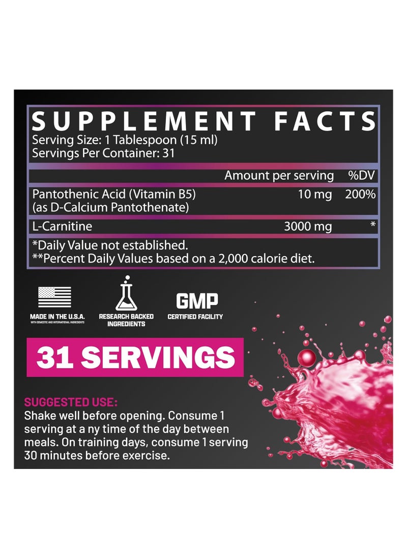 Nutrex L-Carnitine 3000 Berry Blast 465ML