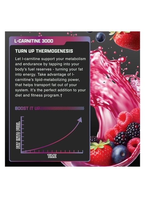 Nutrex Research Nutrex L-Carnitine 3000 Berry Blast 465ML | Best Price  Kuwait | Salmiya, Jabriya