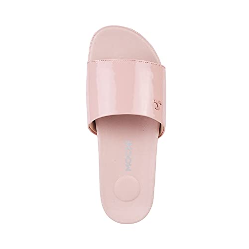 Mochi Womens Synthetic Pink Slip Ons (Size (8 UK (41 EU)) - Image 5