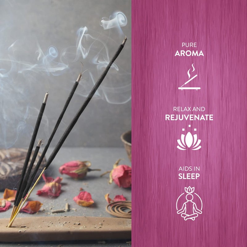 HEM HEM Precious Lotus Incense Sticks Agarbatti for Home Freshness Prayer Positive Energy Yoga Meditation Pooja Item for Home Burning Time 3540 Minutes 120 Sticks Handcrafted Low Smoke  - Image 3