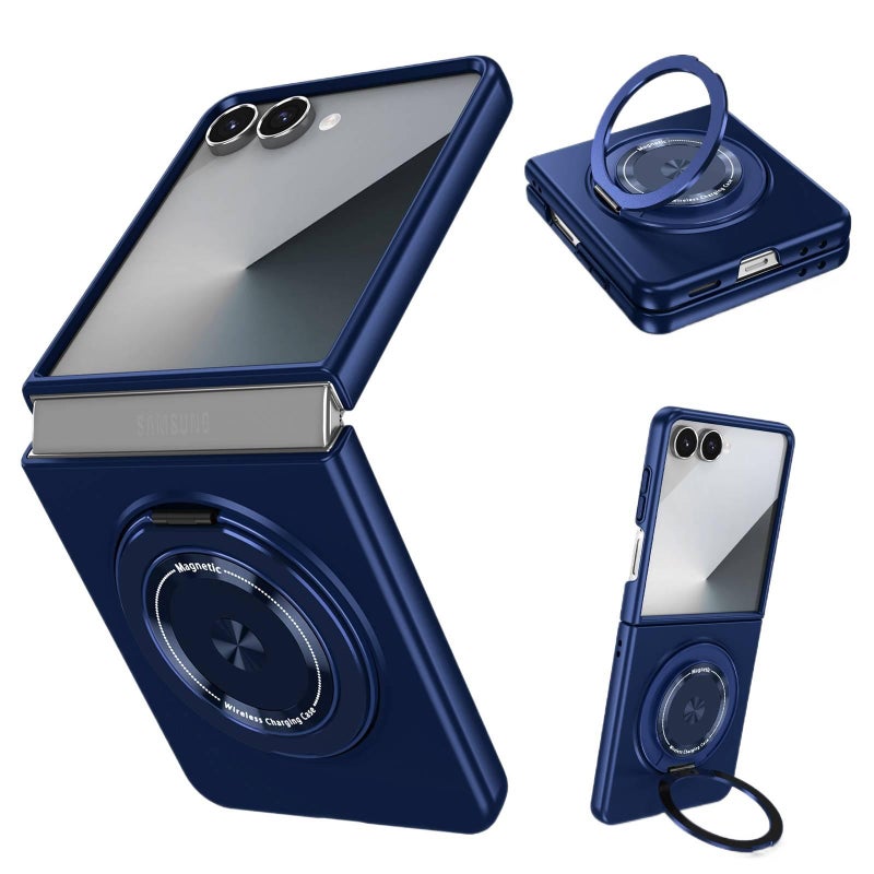 MagSafe Case | Blue | TPU | Shockproof Cover for Samsung Galaxy Z Flip 5 - Image 1
