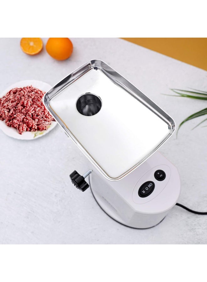 Krypton 1200W Meat Grinder, Electric Aluminum Gearbox, 3 Metal Cutting Plates, Accessories, Metal Gears, Stainless Steel Blade 2 Years Warranty, WHITE, , KNMG6080 - Image 2