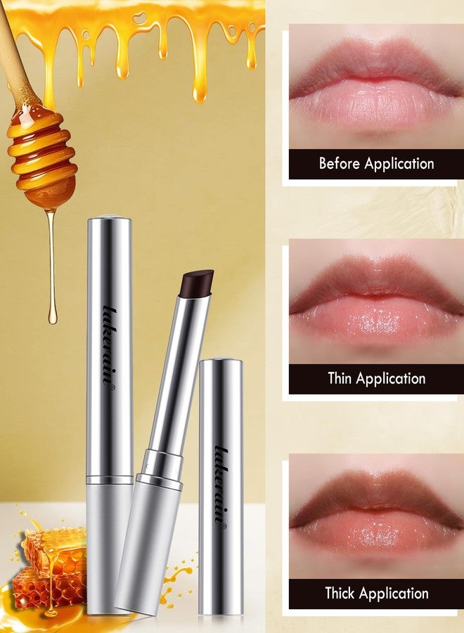 LYSdefeu Tinted Balm-2Pcs Hydrating Black Brown Lip Tint Moisturizer, Honey Sugar Yummy Care for Dry Lips, Moisturizing Sheer Gloss Treatment, Mother's Day Makeup Gift for Women Girl - Image 4