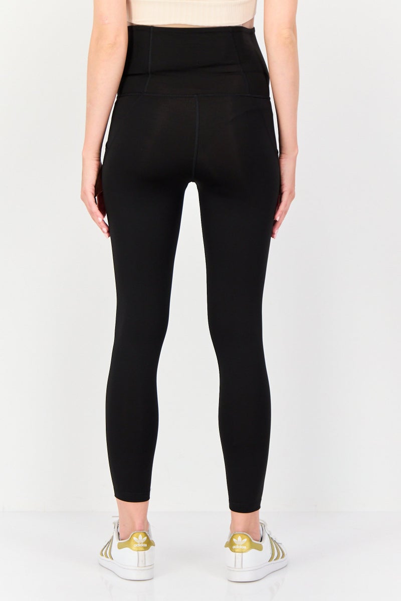 PUMA Maternity Sportswear Fit Brand Logo Training Leggings, Black - Image 3