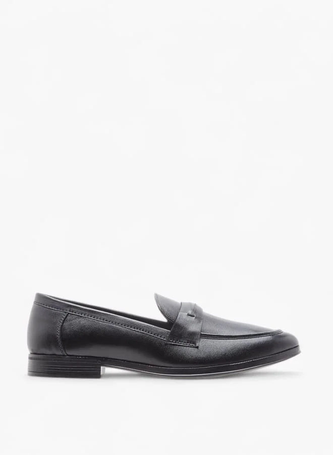 DUCHINI Men's Cutout Detail Slip-On Loafers