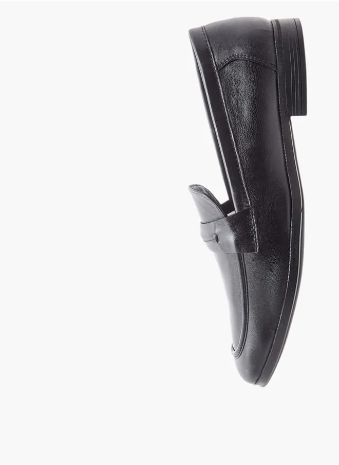 دوتشيني Men's Cutout Detail Slip-On Loafers