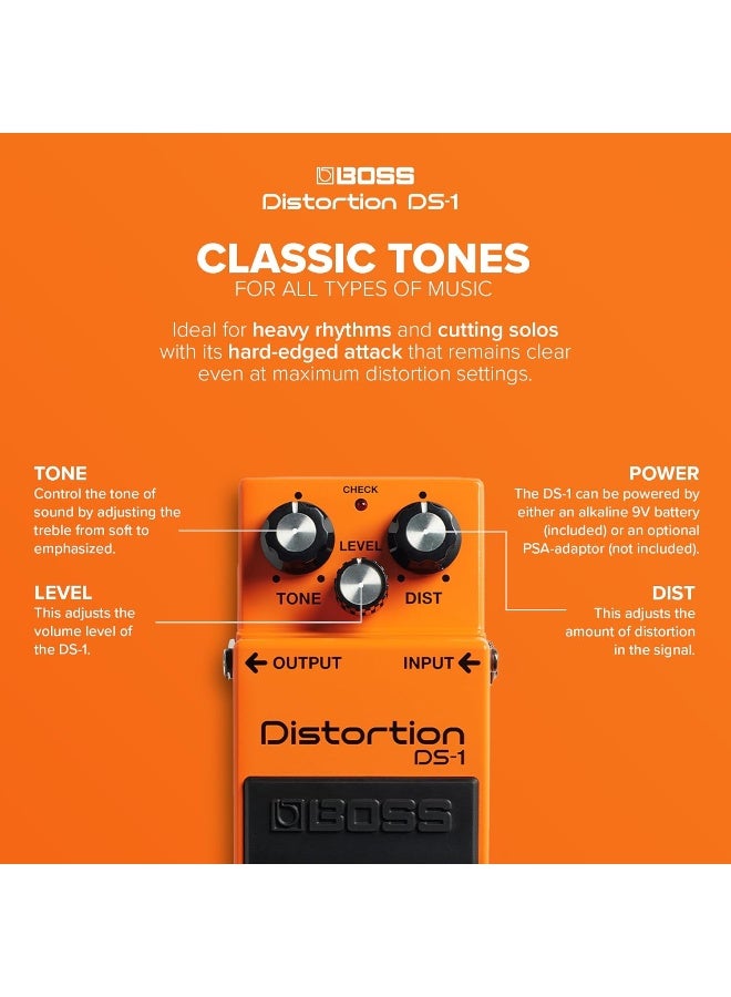 Boss DS-1 Distortion Pedal - Image 4