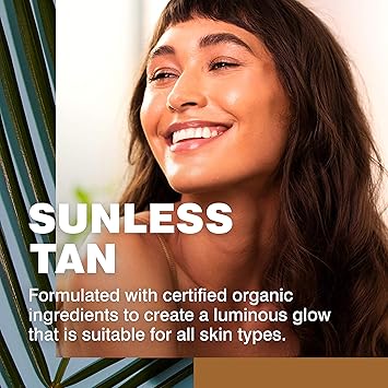 Coola Organic Gradual Sunless Tan Express Sculpting Mousse for Unisex 7 oz Bronzer - Image 2