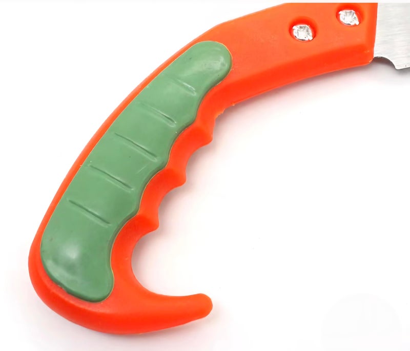 Hand Saw for Cutting Branches, Metal Blade, Orange and Green Handle, Sharp Teeth for Cutting - Image 3