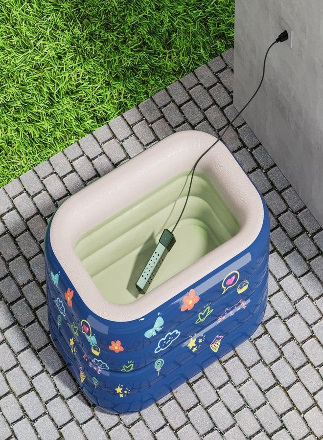 KYOULP Portable Immersion Water Heater, 2000W, Stainless Steel, Above Ground Pool Heater with Digital LCD Thermometer - Image 2