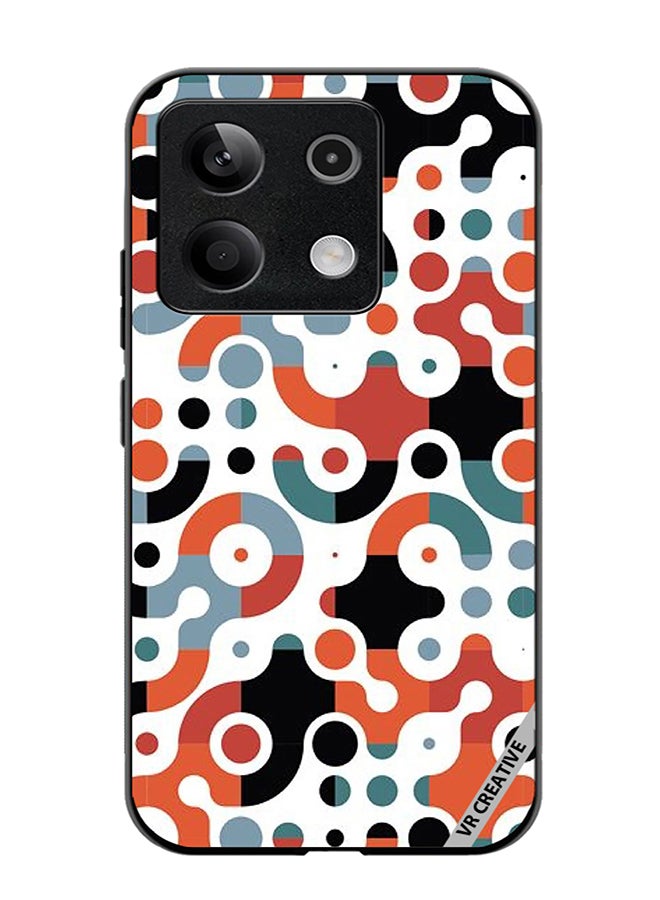 VR CREATIVE Protective Case Cover For Xiaomi Poco X6 Geomatric Pattern Design Multicolour - Image 1