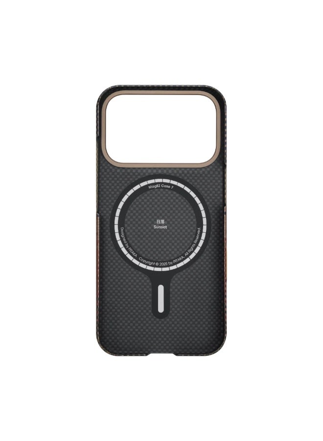 PITAKA حافظة آيفون 17 برو ماكس فائق النحافة لحظة · غروب الشمس (PitaTap™) - Image 4