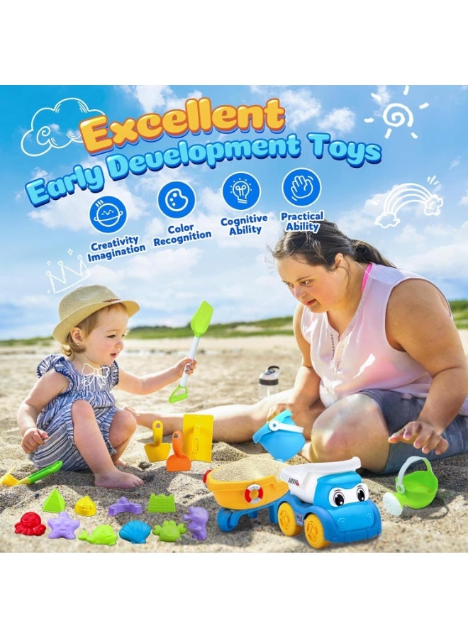 JAYATO 30-piece colorful children's beach toy set for sand digging, water play, outdoor fishing, gardening, and space-themed gardening with kudzu root toys and sand. - Image 4