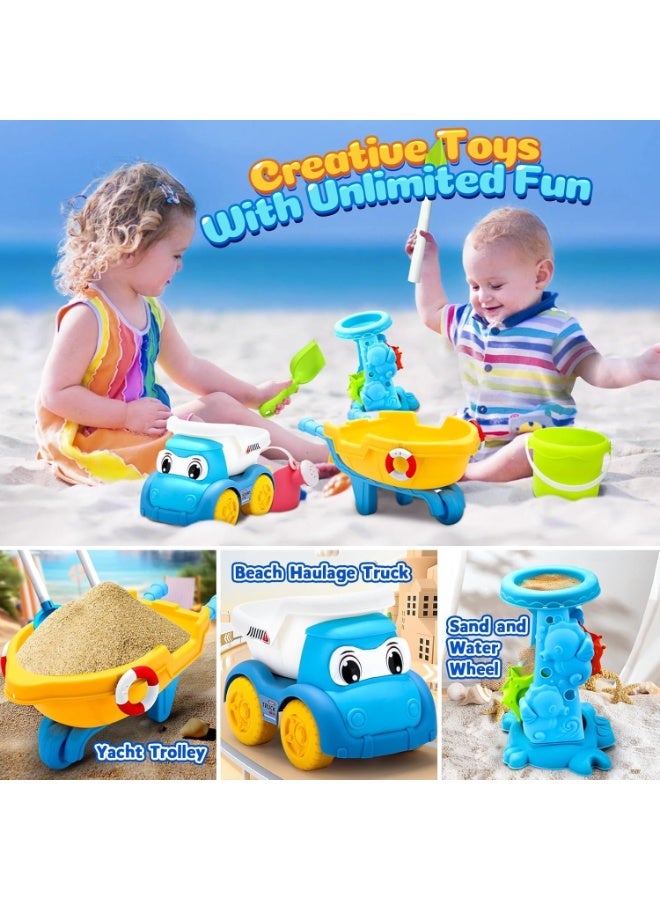 JAYATO 30-piece colorful children's beach toy set for sand digging, water play, outdoor fishing, gardening, and space-themed gardening with kudzu root toys and sand. - Image 5
