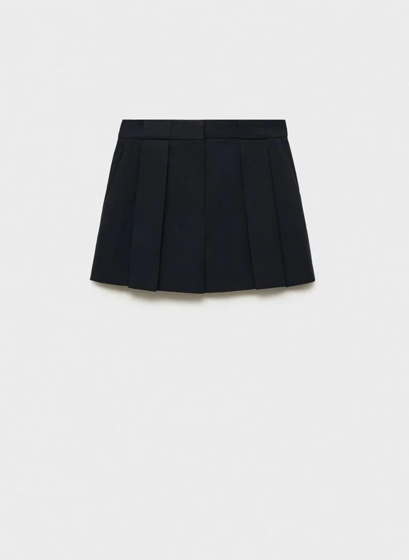 MANGO Greta High Waist Casual Shorts