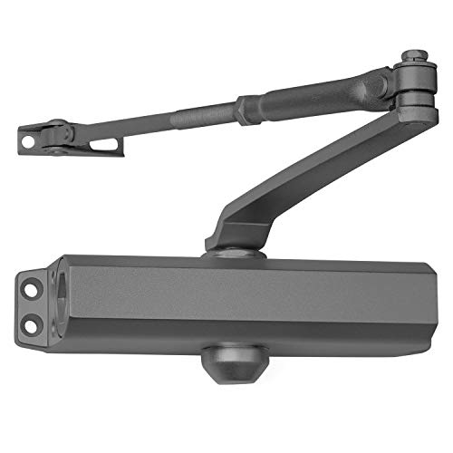 Lawrence Medium Duty Commercial Automatic Door Closer - Surface-Mounted Auto Door Closer for Home, Garage & Light Commercial Door Use - Embassy Series LH534 - Image 1