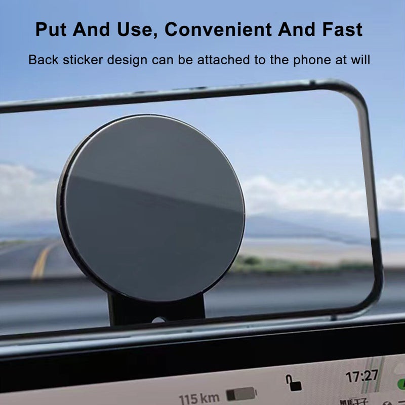 ملفحاض هاتف لابتوب، موقع تعميم كمبيوتر قابل للتعديل، حامل هاتف ذكي مغناطيسي لاستخدام في السيارة أو على سطح المكتب أو جانب شاشة العرض - Image 4