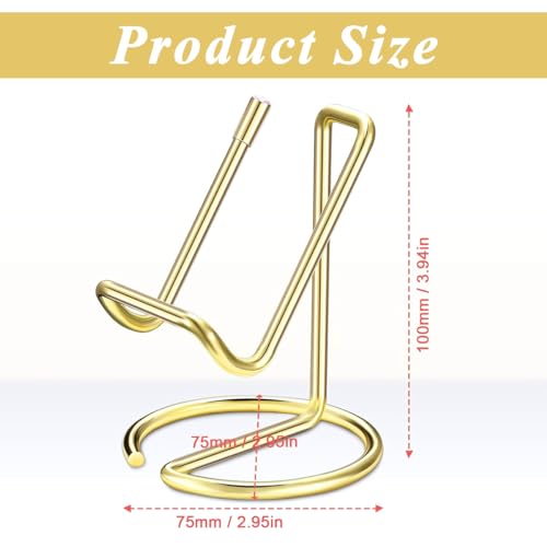 Climberty® Visiting Card Holder for Men, Business Card Holder for Desk, Versatile Phone Stand, 30-40 Card Capacity, Gold Finish, Professional Card Display Organizer for Modern Office Decor (1 Pcs) - Image 2