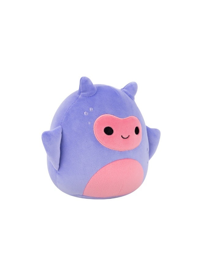 Squishmallows Little Plush Earling Toria Purple Sea Angel Plush Toy with Pink Belly & Face â€“ 13 cm Soft Collectible Stuffed Animal - Image 2