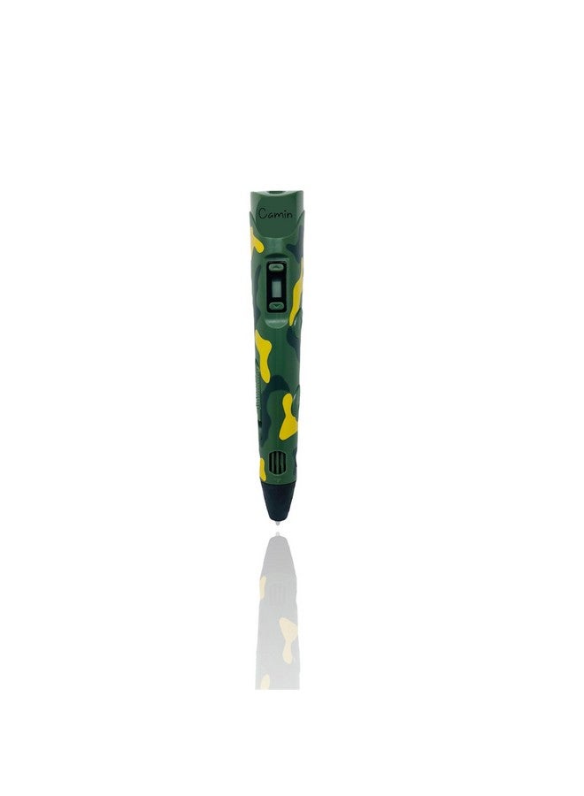 Camin 3D Pen-2 (Camouflage Color) with 10in1 PLA Filament - 3D Printer Pen Set for Kids - Adapter 10in1 PLA 5m Included - Image 2