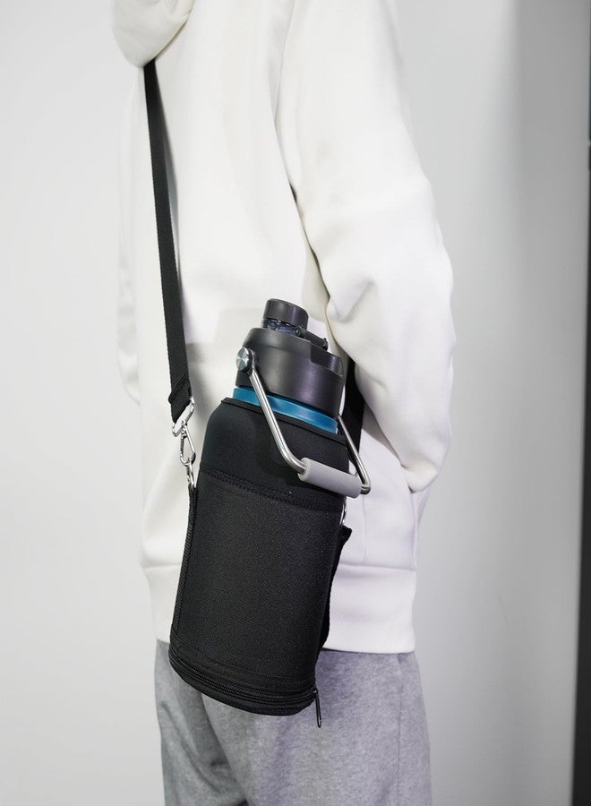 Konokyo Insulated water bottle with Metal Handle128oz-Gray - Image 5