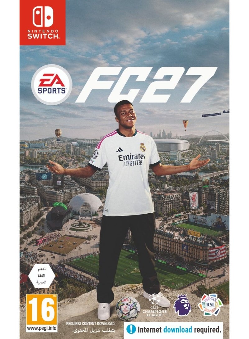 إي أيه سبورتس FC 27 Standard Edition Nintendo Switch- UAE Version - nintendo_switch - Image 1
