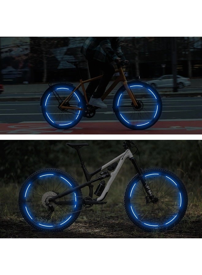 ShebSheb 32Pcs Rim Reflective Stickers for Bikes – Waterproof, Adhesive Reflective Tape, Rim Reflective Strip for Nighttime Safety Warning, Suitable for Bicycles, E-Bikes, and Motorcycles, etc. - Image 5