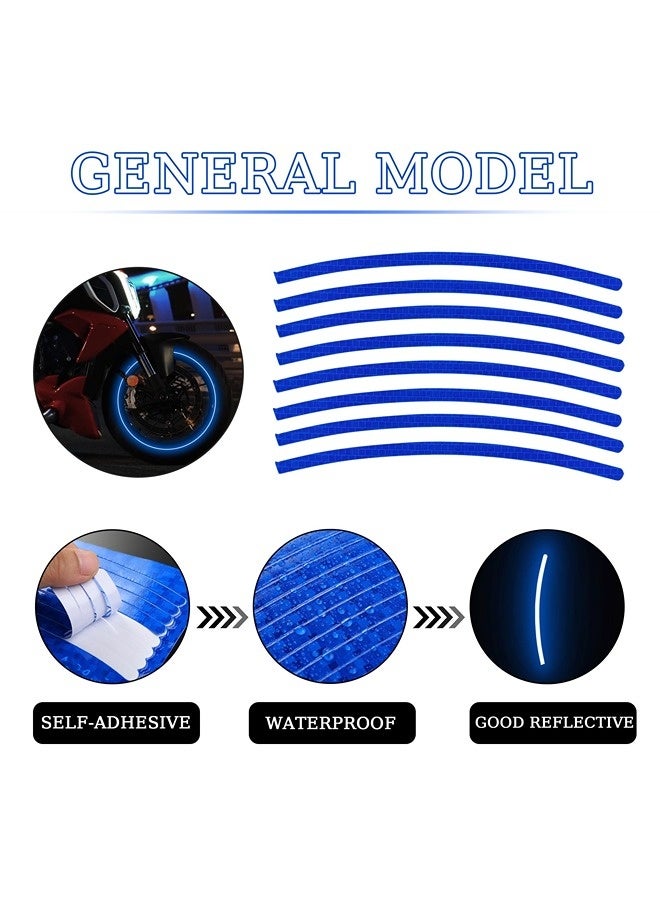 ShebSheb 32Pcs Rim Reflective Stickers for Bikes – Waterproof, Adhesive Reflective Tape, Rim Reflective Strip for Nighttime Safety Warning, Suitable for Bicycles, E-Bikes, and Motorcycles, etc. - Image 4