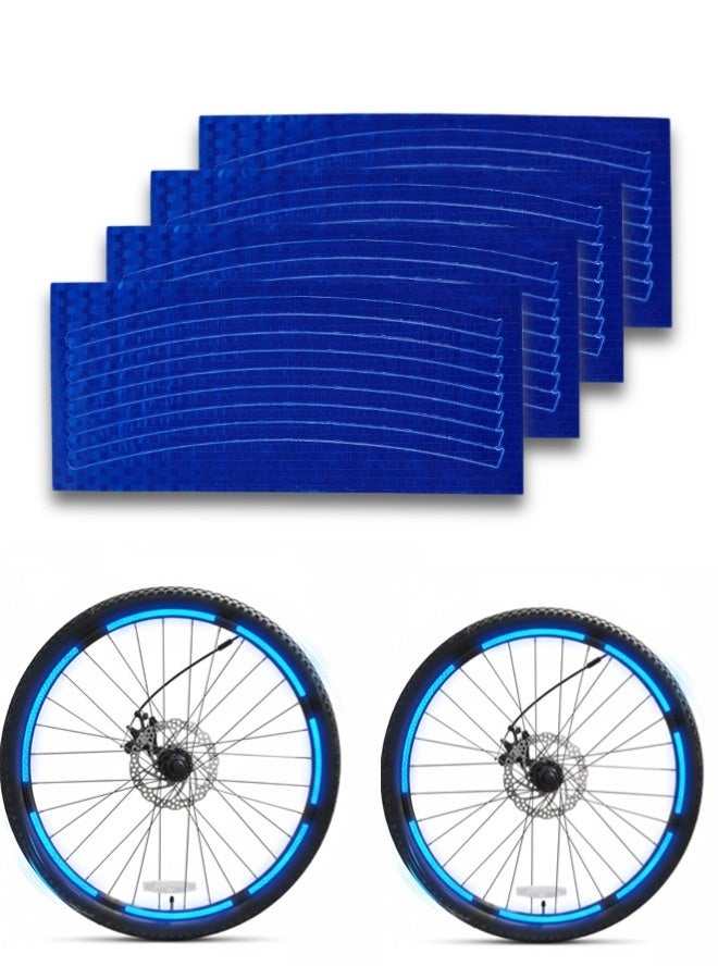 ShebSheb 32Pcs Rim Reflective Stickers for Bikes – Waterproof, Adhesive Reflective Tape, Rim Reflective Strip for Nighttime Safety Warning, Suitable for Bicycles, E-Bikes, and Motorcycles, etc. - Image 2
