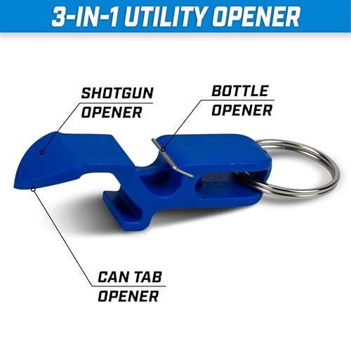 GoPong Ultimate Beer Shotgun Opener - Keychain Tool 10 Pack - Great for Party Favors, Tailgating and More - Choose Your Color - Image 2