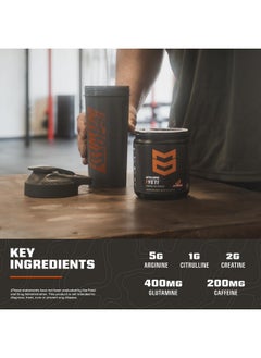 MTN OPS MTN OPS Yeti Trail Packs Pre-Workout Powder Energy Drink with Creatine, 200mg Caffeine & BCAAs with Beta Alanine, 20-Single Servings, Blue Raspberry  - Image 4