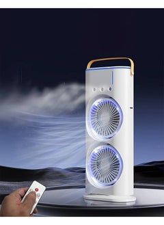 Cady One Portable rechargeable mist fan and air cooler with LED light and multiple speeds suitable for office and home  - Image 1