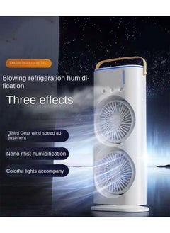 Cady One Portable rechargeable mist fan and air cooler with LED light and multiple speeds suitable for office and home  - Image 2