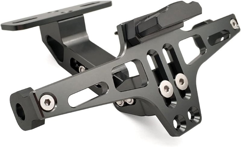 QASULER Motorcycle Rear License Plate Mount Holder - Image 1