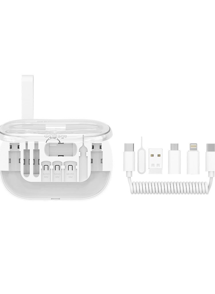 Goaltage Goaltage ORG01 SyncBox Cable Organizer Including SIM Card Storage, High-Speed Data Transfer Tools, Silicone Strap, Compact Design and Universal Compatibility Efficient Storage for Cables & SIM Cards with Universal Compatibility  - Image 3