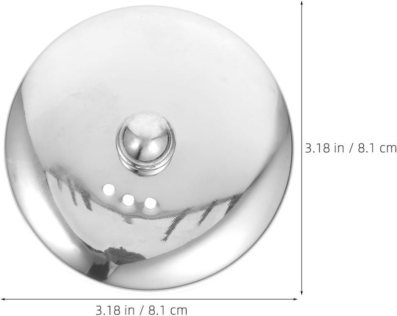 6Pcs Teapot Lid: Stainless Steel Replacement Cover for Tea Kettle Filter Strainer - Small Tea Pot Cover - Home Teaware Accessories OD3.19inch - Image 2