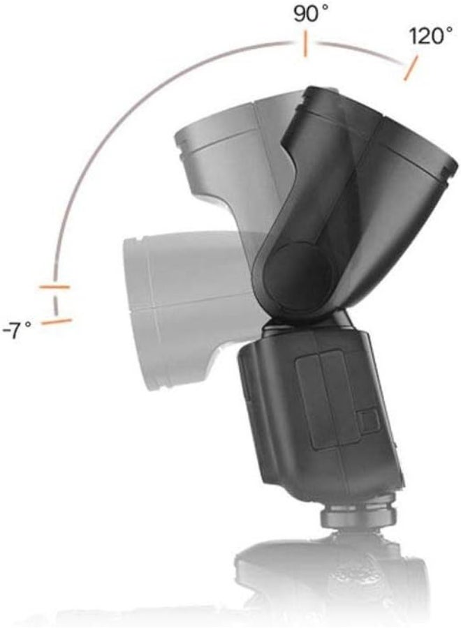 Godox Godox V1-S TTL Round Head Flash for Sony – High-Speed Sync, 2.4GHz Wireless X System, Li-ion Battery - Image 5