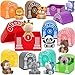 KMUYSL Learning Toys for 123 Year Old 20 Pcs Safari Animals Toy Counting Skill Color Matching Montessori Toys Christmas Birthday Easter Educational Gift for Baby Toddler Boys Girls Age 1218 Months - Image 4
