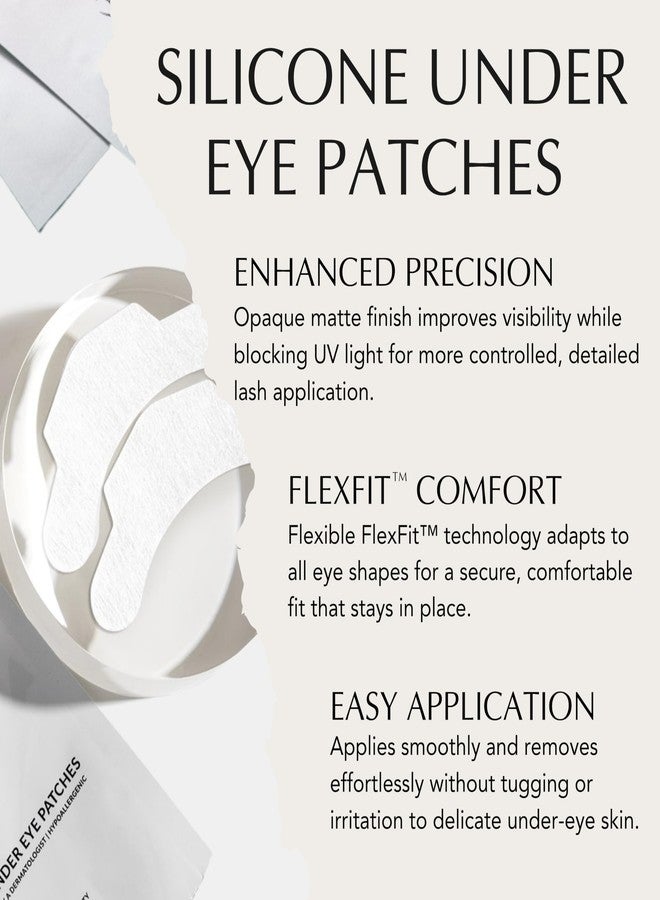 Xtreme Lashes Silicone Under Eye Patches, 4 Pairs, Hypoallergenic, Matte, UV Blocking Lower Eye Pads for Professional Lash Extension Application, FlexFit Technology, Self-Adhering - Image 2