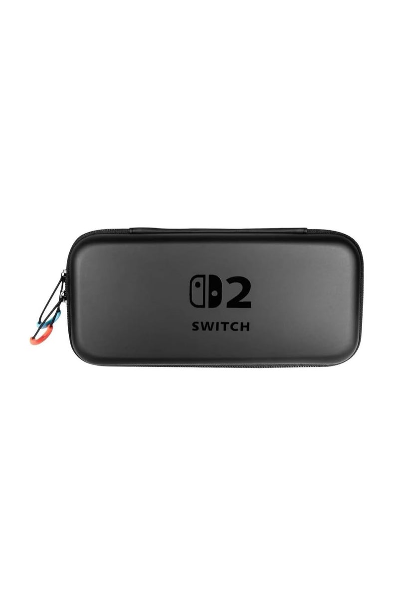 Case for Nintendo Switch 2 with 10 Game Card Holders, Hard Portable Travel Bag Protective Pouch for Nintendo Switch 2 (2025) and Accessories -Black - Image 1