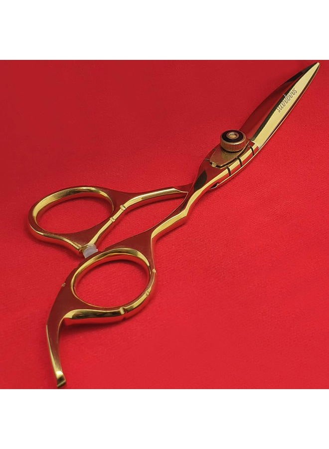 Saaqaans Professional Haircutting Scissors for Adults - Salon Haircut Sharp Razor Cutting Stainless Steel Barber Shears Hairdresser Kit - Image 2
