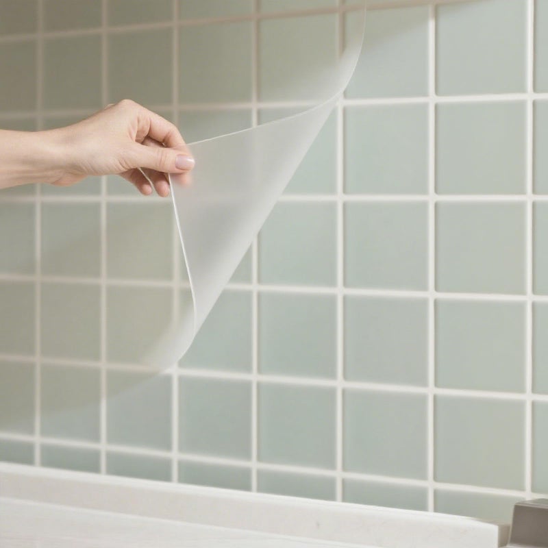 Wall Protector Clear Contact Paper Electrostatic Absorption Wall Protective Film Removable Walls Covering Oil Proof Waterproof Back Splash Protectors CMatte Wall Cover 1773INx197IN