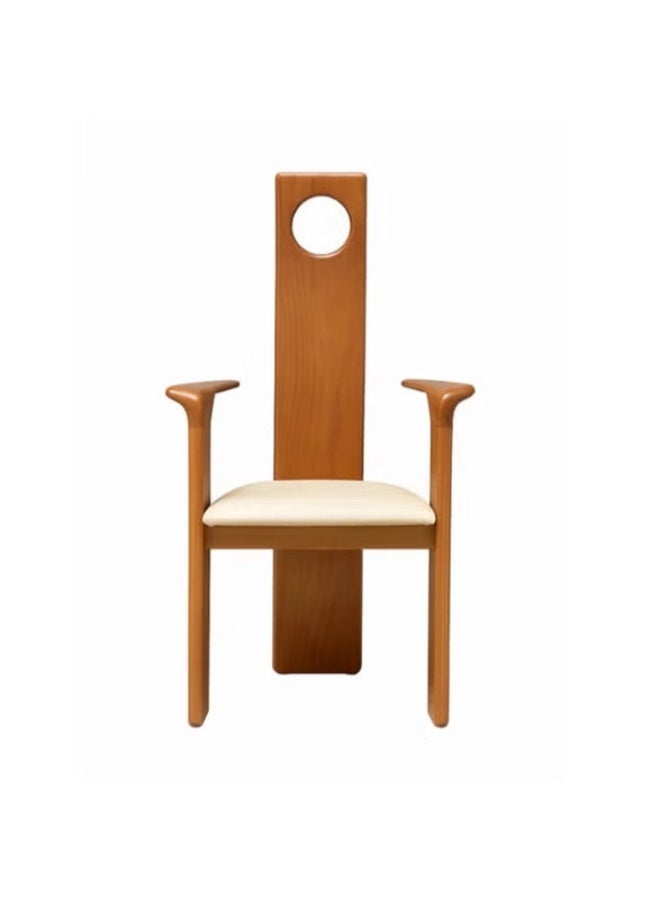 YI ONE Dining Chair - High Back Ash Wood Chair – Luxury Medical Support Chair for Living Room & Bedroom, Ergonomic Wooden Chair for Back Pain Relief (40 x 40 x 70 cm) - Image 2