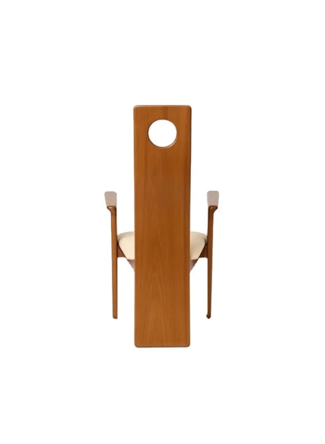 YI ONE Dining Chair - High Back Ash Wood Chair – Luxury Medical Support Chair for Living Room & Bedroom, Ergonomic Wooden Chair for Back Pain Relief (40 x 40 x 70 cm) - Image 5